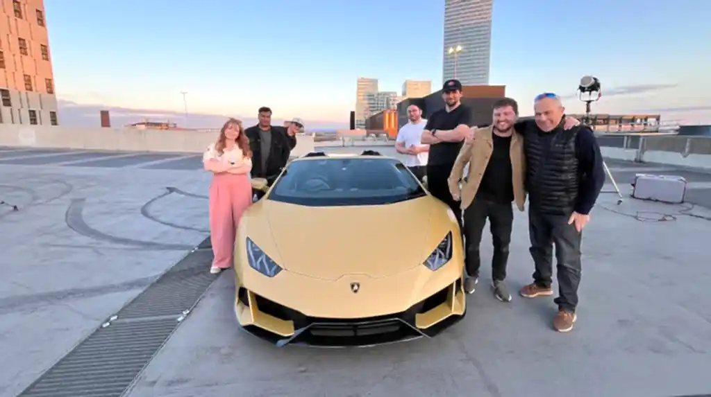 Gold Lamborghini Wrap Project – Behind the Scenes