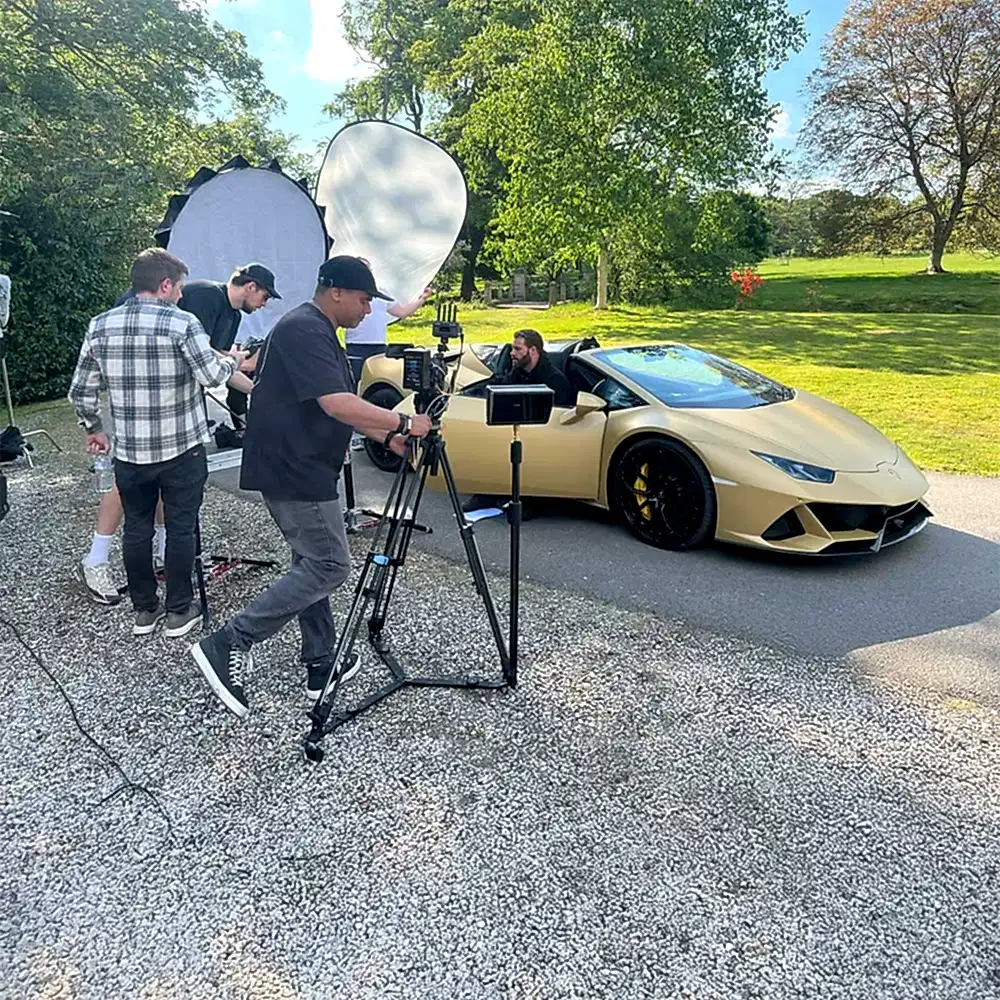 tv music car hire